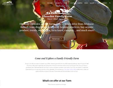 Gleneden Family Farm - website