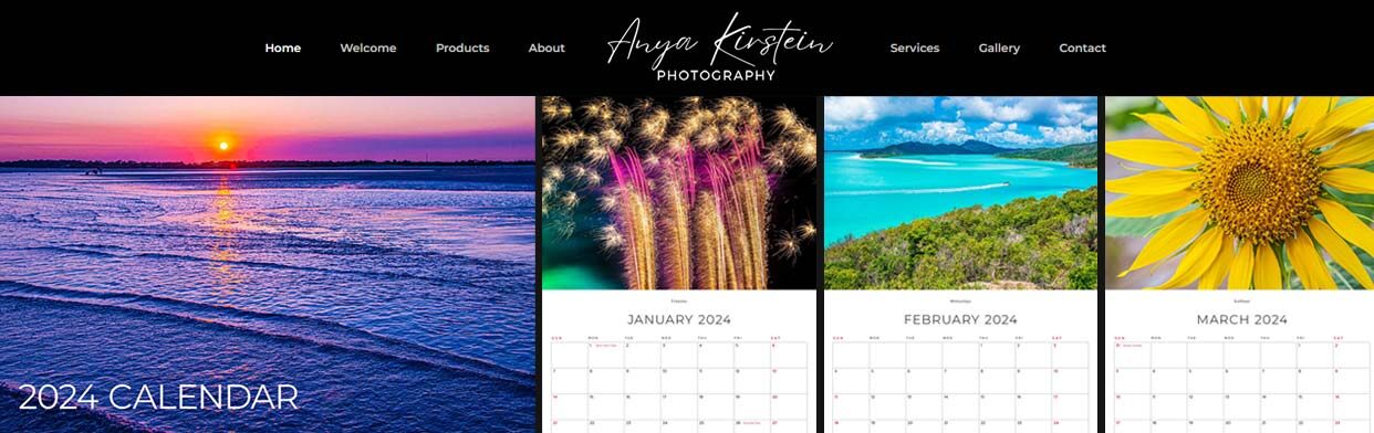 Anya Kirstein Photography  – website design